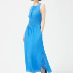Long blue sleeveless dress COMPANIA FANTASTICA
