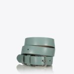 LEATHER BELT WITH SQUARE BUCKLE 1609-0071 AXEL