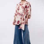 PAISLEY PRINT SHIRT ZOE BLACK HELMI