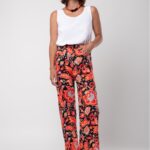 PRINTED PANTS ZOE BLACK HELMI