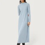 Long blue knit dress COMPANIA FANTASTICA