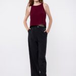 SLEEVELESS TOP ZOE BLACK HELMI