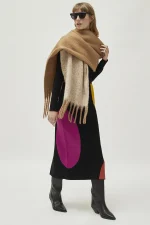 Circle print jacquard knit midi skirt COMPANIA FANTASTICA - Image 5