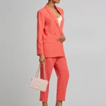 Comfortable crepe double-breasted jacket LYNNE SS25