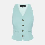 Crepe mid-length vest LYNNE SS25