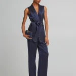 Metallic vest with pockets LYNNE SS25