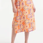 Ameba print midi skirt COMPANIA FANTASTICA SS25
