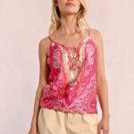 Printed backless camisole MOLLY BRACKEN SS25