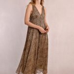 Long leopard dress MOLLY BRACKEN SS25