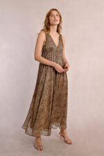 Long leopard dress MOLLY BRACKEN SS25