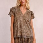 Λεοπάρ μπλούζα MOLLY BRACKEN SS25