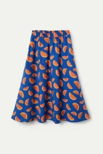 Midi skirt with grapefruit print COMPANIA FANTASTICA SS25 - Image 2