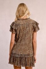 Leopard blouse MOLLY BRACKEN SS25 - Image 2