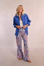 Wide, flowing pants MOLLY BRACKEN SS25 - Image 3