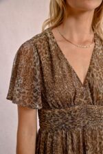 Leopard dress MOLLY BRACKEN SS25 - Image 3