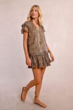 Leopard blouse MOLLY BRACKEN SS25 - Image 4