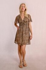 Leopard dress MOLLY BRACKEN SS25 - Image 5
