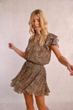 Leopard blouse MOLLY BRACKEN SS25 - Image 7