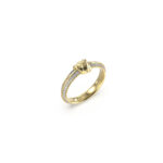 KNOT YOU Gold Ring With Stones GUESS SS25