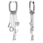 Love Note Hoops Steel EDBLAD SS25