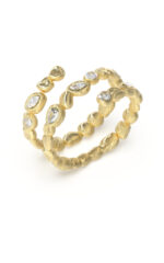 STEEL PANAREA Stone Ring With Pebbles GUESS SS25