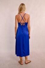 Long cross back dress MOLLY BRACKEN SS25 - Image 5