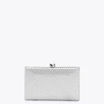EVENING BAG WITH METAL FRAME AND RHINESTONE MESH AXEL SS25