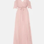 Transparent maxi dress with ruffle sleeves LYNNE SS25