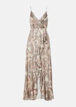 Maxi printed dress with ruffles LYNNE SS25