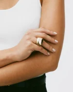 Δαχτυλίδι Mira Maxi Χρυσό EDBLAD SS25 - Image 3
