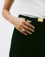 Δαχτυλίδι Mira Maxi Χρυσό EDBLAD SS25 - Image 4