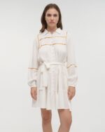 DRESS WITH LONG SLEEVE BLE SS25 - Image 3