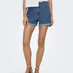 High Waist Regular Fit Denim Shorts ONLY SS25