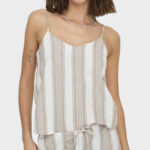 WOMEN'S LINEN SLEEVELESS TOP ONLY SS25