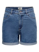 High Waist Regular Fit Denim Shorts ONLY SS25 - Image 3