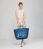 Large blue beach bag ANEKKE SS25 - Image 5