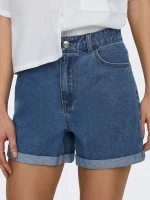 High Waist Regular Fit Denim Shorts ONLY SS25 - Image 6