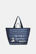Large blue beach bag ANEKKE SS25 - Image 6