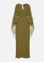 Maxi dress with asymmetries LYNNE FW25-26