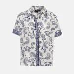 Shirt with lahouri and metallic details LYNNE SS25