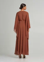 Maxi dress with asymmetries LYNNE FW25-26 - Image 5