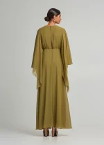 Maxi dress with asymmetries LYNNE FW25-26 - Image 5