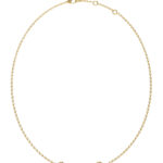 STEEL MAMOUNIA Κολιέ Χρυσό Με Πολύχρωμες Πέτρες Και Λογότυπο GUESS FW25-26