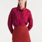 Fedora print lightweight crepe shirt COMPANIA FANTASTICA FW25-26