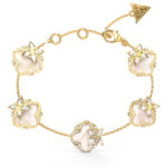 STEEL WILD FLOWER Βραχιόλι Χρυσό Με Πέτρες GUESS FW25-26