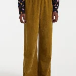 Ochre velvet trousers COMPANIA FANTASTICA FW25-26
