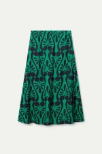 Μίντι φούστα με μπαρόκ print COMPANIA FANTASTICA FW25-26 - Image 2