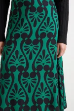 Μίντι φούστα με μπαρόκ print COMPANIA FANTASTICA FW25-26 - Image 4