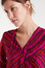 Κοντό ελαφρύ κρεπ φόρεμα με τύπωμα Fedora COMPANIA FANTASTICA FW25-26 - Image 4