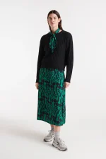 Μίντι φούστα με μπαρόκ print COMPANIA FANTASTICA FW25-26 - Image 5